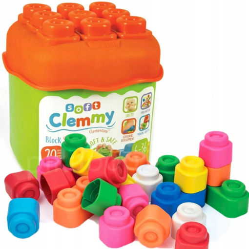 Picture of CLEMMY BABY SOFT BLOCKS BOX 20 PCS